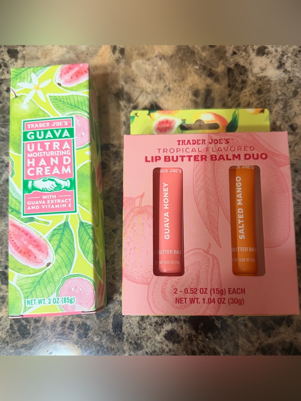 Trader Joe’s Guava Hand Cream & Lip Butter Duo Guava & Salted Mango